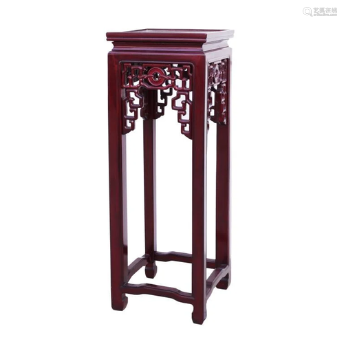 CHINESE ROSEWOOD FLOWER STAND