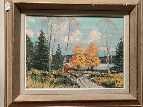 CANADIAN LANDSCAPE PAINTING BY AC MARTIN