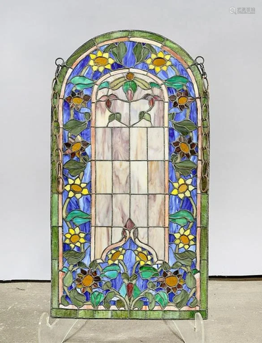 FAUX-STAINED GLASS HANGING DECORATION