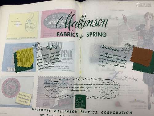 ° American Fabrics, 37 magazines from 1948-1961, all contain...