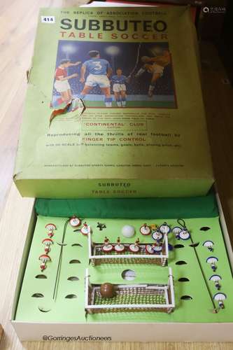 A boxed Subbuteo Continental Club edition set