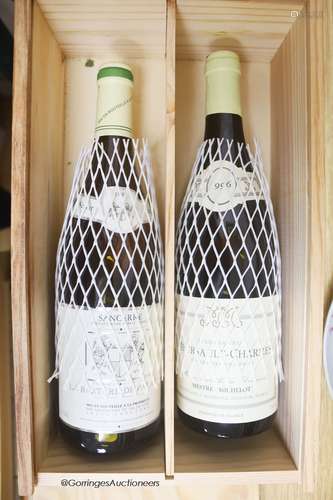 A bottle of Sancerre 1997 and a bottle of Meursault-Charmes ...