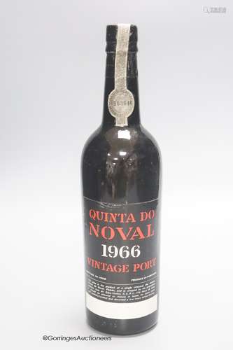 A bottle of 1966 Quinta Do Noval Vintage port