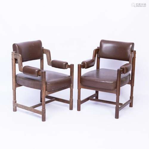 PAIR OF ARMCHAIRS