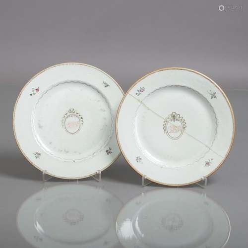 PAIR OF PLATES