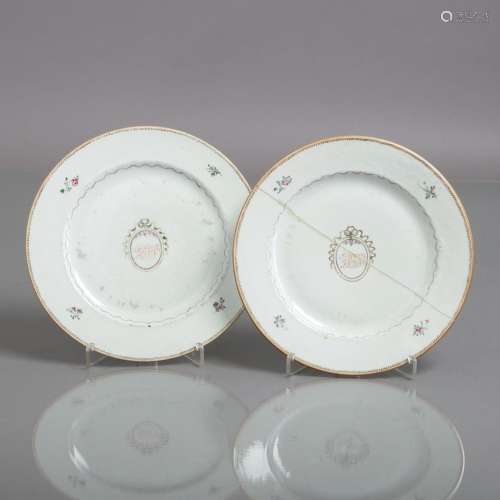 PAIR OF PLATES