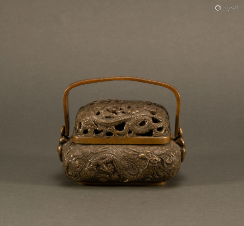 Ming Dynasty - Bronze hand stove