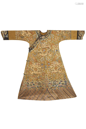 Qing Dynasty - Kesi Dragon robe