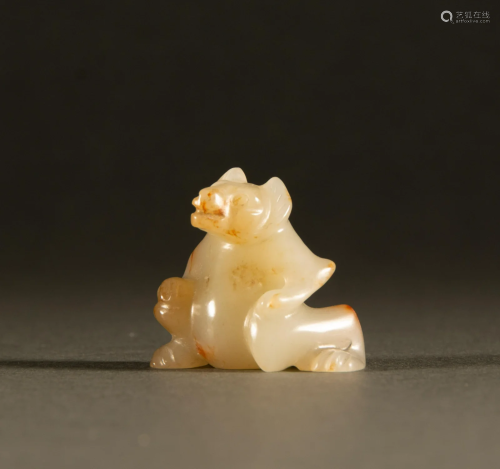 Han Dynasty - Hetian Jade Bear