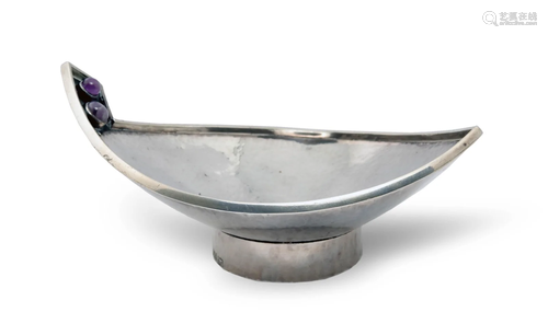 Mid-Century Modern Sterling Dish by Reijo Sirkeoja