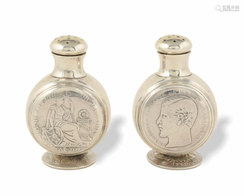 Pair 19th Century George C. Shreve and Co. Sterling