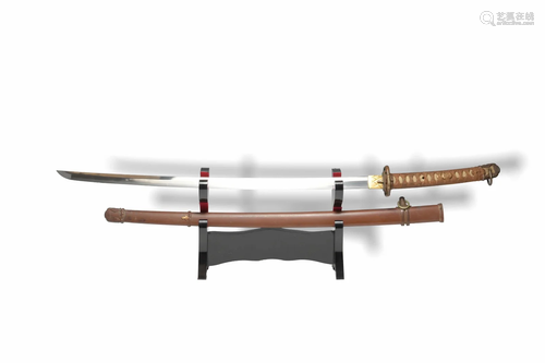 Ranked Japanese Katana, Signed Fujiwara Kagehira