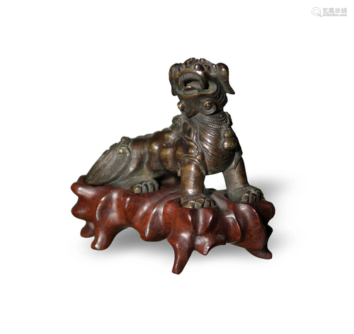 Chinese Bronze Fu Dog