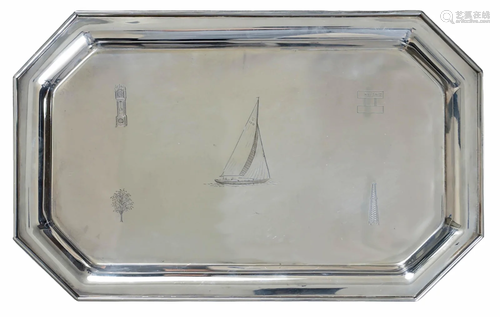 Cartier Sterling Silver Tray