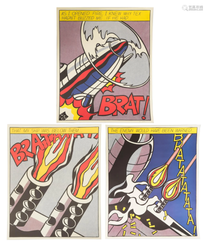Roy Lichtenstein Triptych 