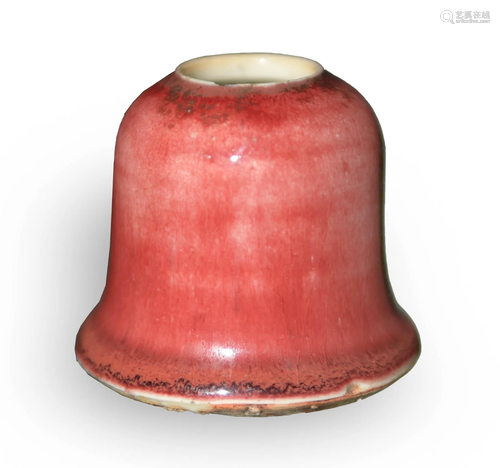 Chinese Red Glazed Water Coupe, 19th Century