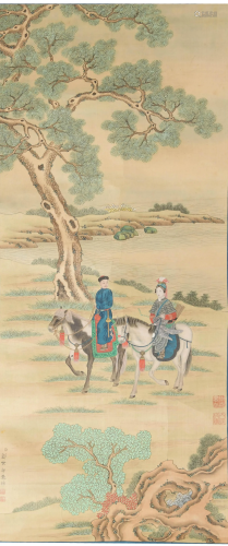 Chinese Painting of Mulan, Giuseppe Castiglione