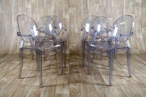 Philippe Starck (1949- ) - Suite de six Fauteuils.