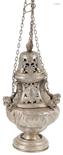 Christian church censer (Thuribulum) silver.