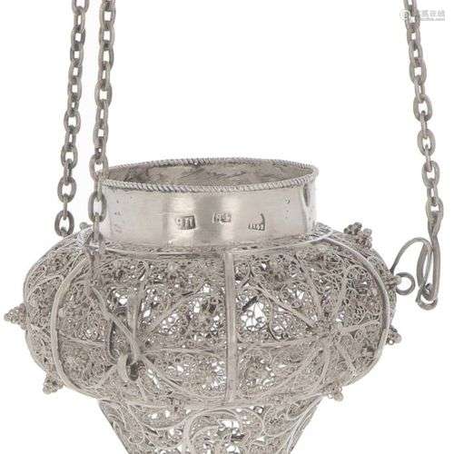 Russian Orthodox incense burner silver.