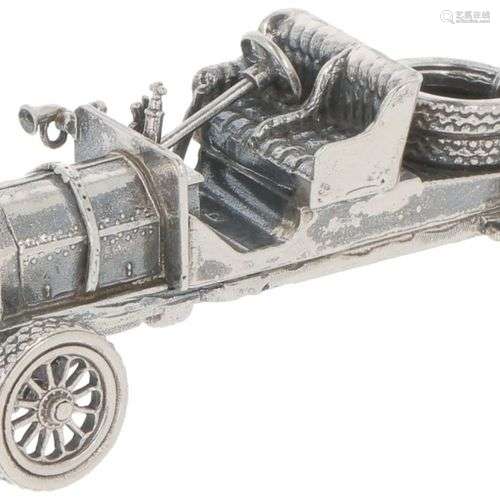 Miniature ITALA racing car silver.