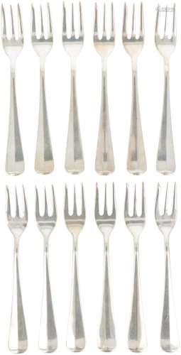 (12) piece set of cake forks 