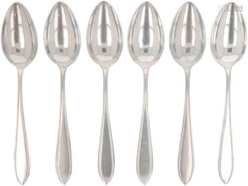 (6) piece set of spoons 