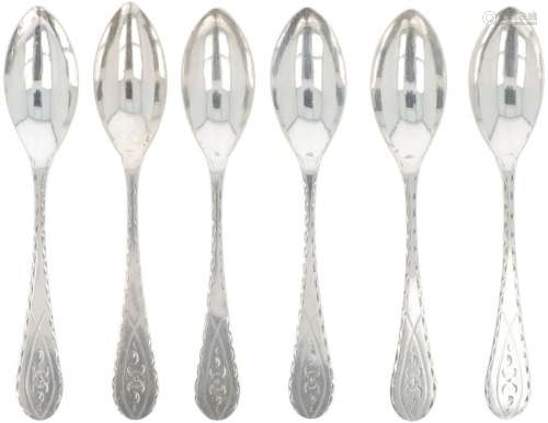 (6) piece set teaspoons ( Diederik W. Rethmeyer 1785-1811 ) ...