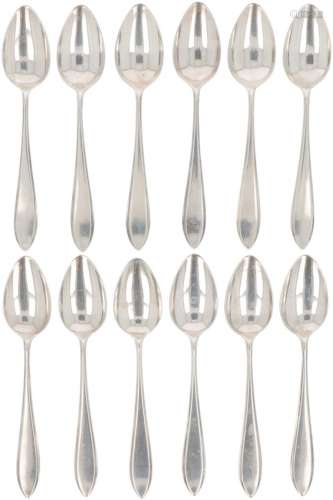 (12) piece set of coffee spoons 