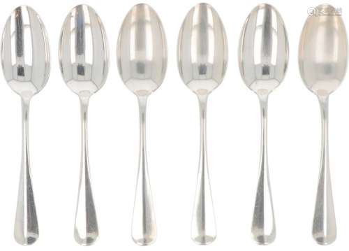 (6) piece set breakfast spoons 