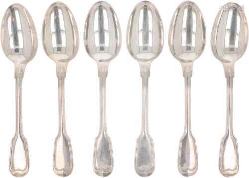 (6) piece set Christofle dinner spoons model: 