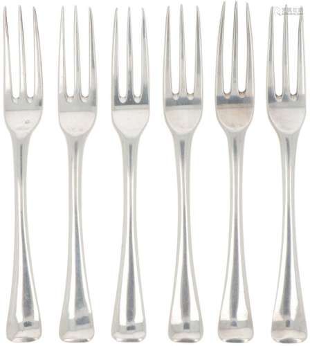 (6) piece set of forks (Middelburg Pieter Oosterman 1746-175...