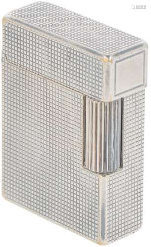 S.T. Dupont lighter silver plated.