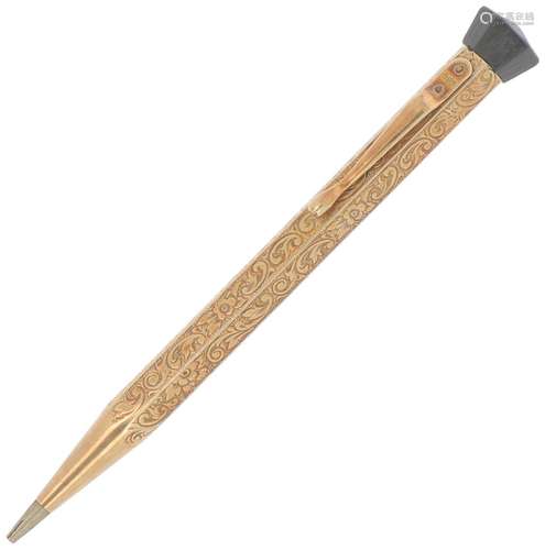 Mechanical pencil gold.