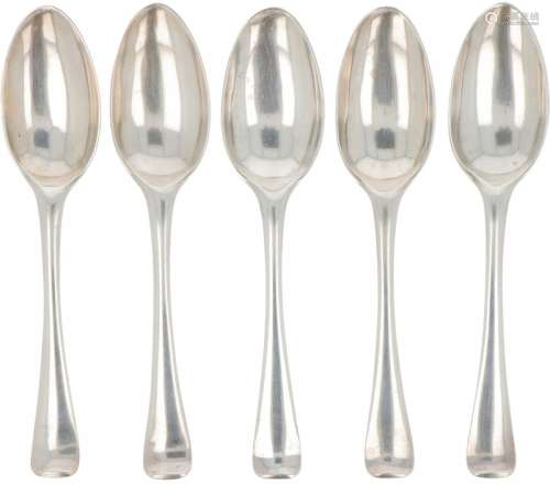 (5) piece set of spoons (Middelburg Pieter Oosterman 1746-17...