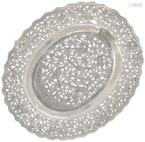 Dish (Japan export) silver.