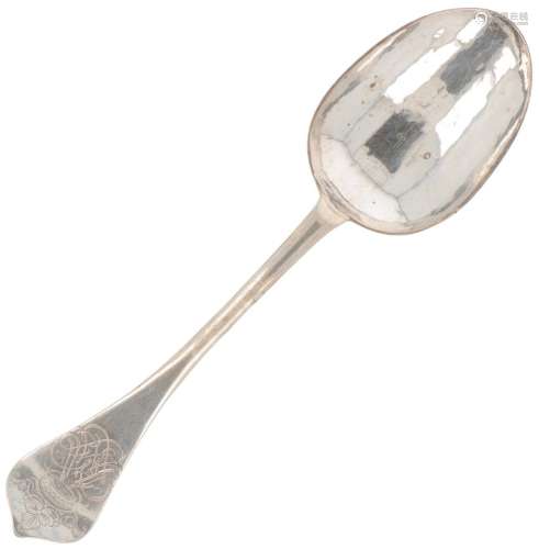 Spoon (Winschoten Jan Roelofs van Streun 1730) silver.
