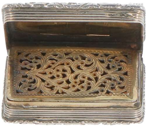 Vinaigrette box silver.