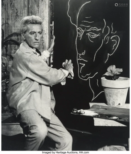 Lucien Clergue (French, 1934-2014) Jean Cocteau