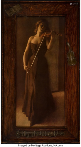 Unknown Artist (20th Century) The Violinist Half