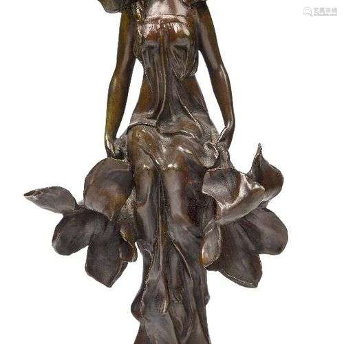 Alfred Jean Foretay (Suisse 1861-1944), une figure Art Nouve...