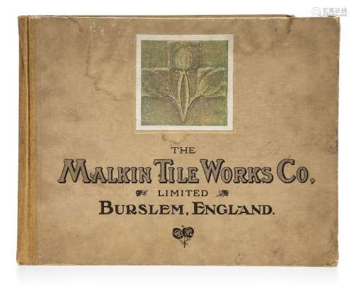 The Malkin Tile Works Co Limited Burslem England, un catalog...