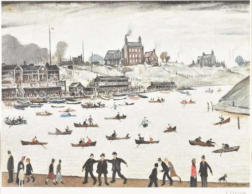 λ Laurence Stephen Lowry (British 1887-1976), Crime Lake