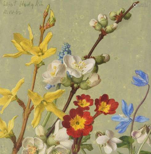 λ Eliot Hodgkin (British 1905-1987), Mixed spring flowers