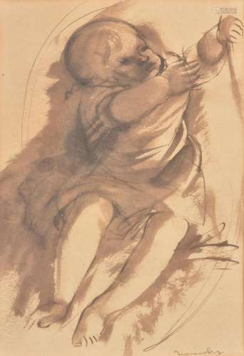 Bernard Meninsky (British 1891-1950), Study of a child