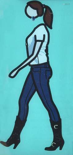 λ Julian Opie (British b. 1958), Tina Walking