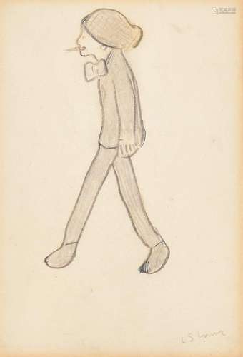 λ Laurence Stephen Lowry (British 1887-1976), Figures wearin...