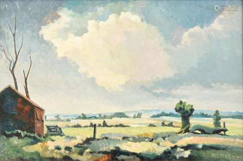 λ Walter Steggles (British 1908-1997), Essex Landscape