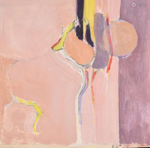 λ Adrian Heath (British 1920-1992), Untitled (pink abstract)