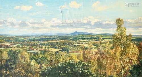 λ Claude Muncaster (British 1903-1974), South Downs from Til...